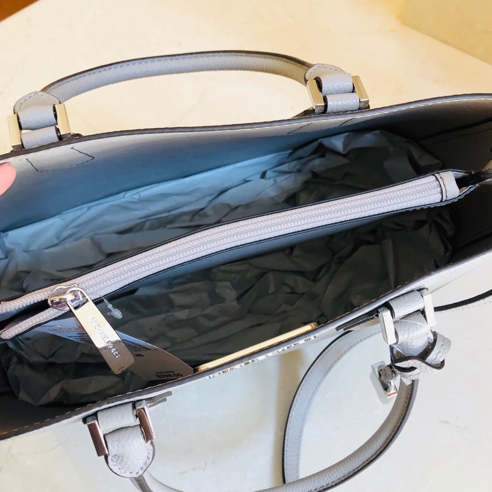 NWT Michael Kors large Adele Satchel&wallet Set - Picture 2 of 5